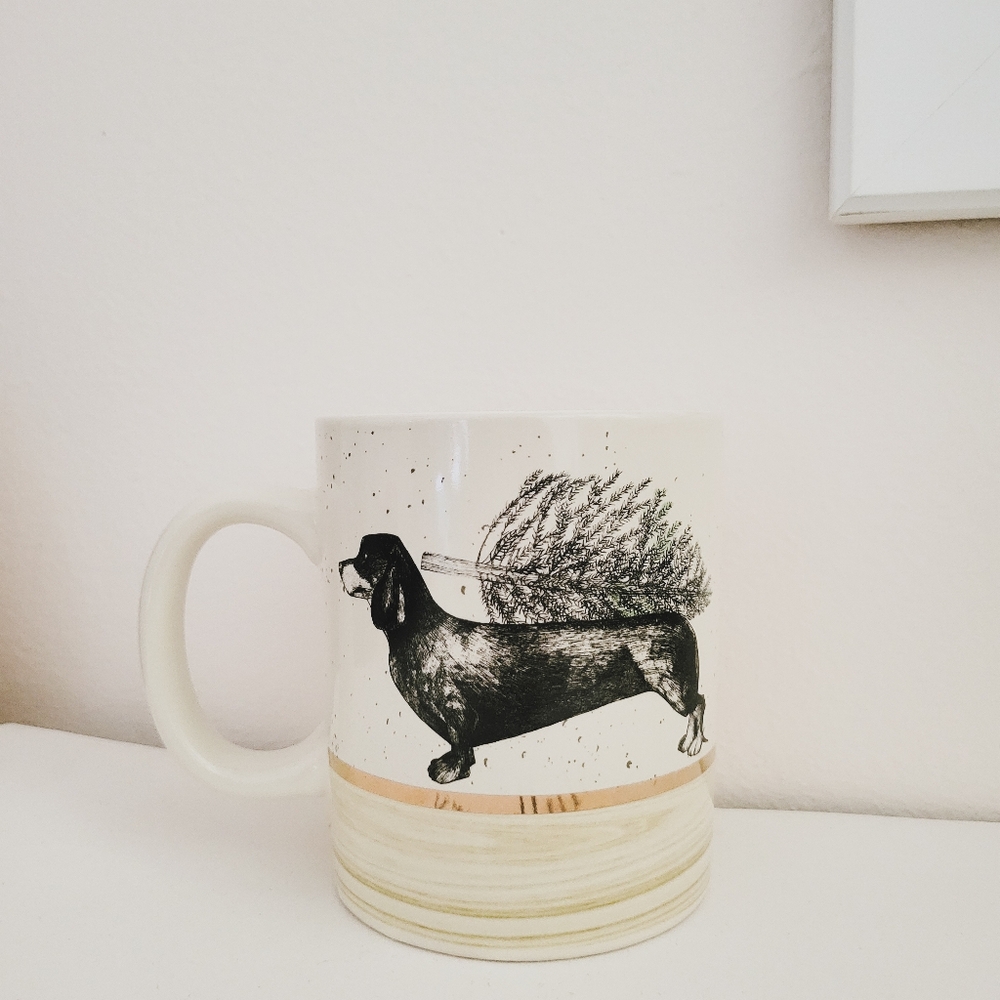 Jingles & Joy Dachshund Christmas Mug